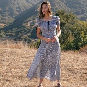 Christy Dawn - Dolly Dress in Cerulean Anemone Field